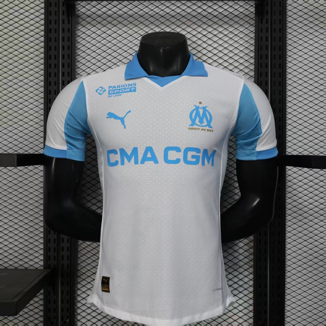 Olympique de Marseille 2025-26 home football jersey