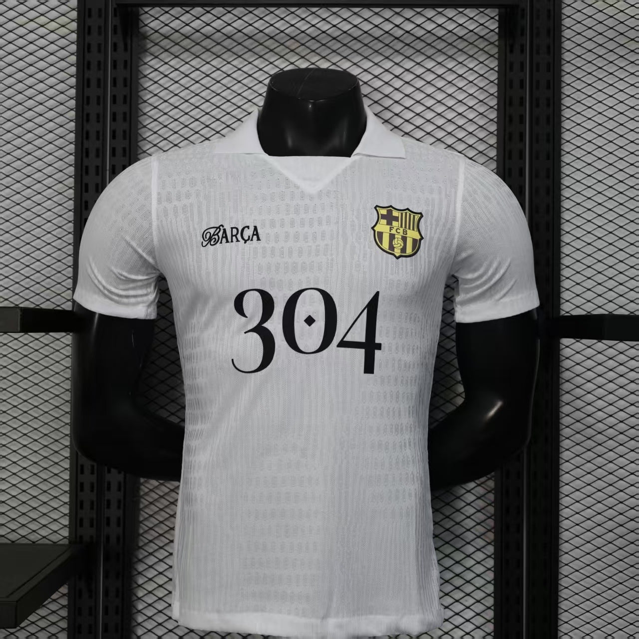 Barcelona Lamine Yamal 304 Edition White Jersey