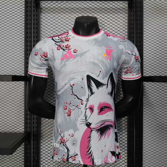 Japan 2025/26 Plum Blossom and Snow Fox White Jersey