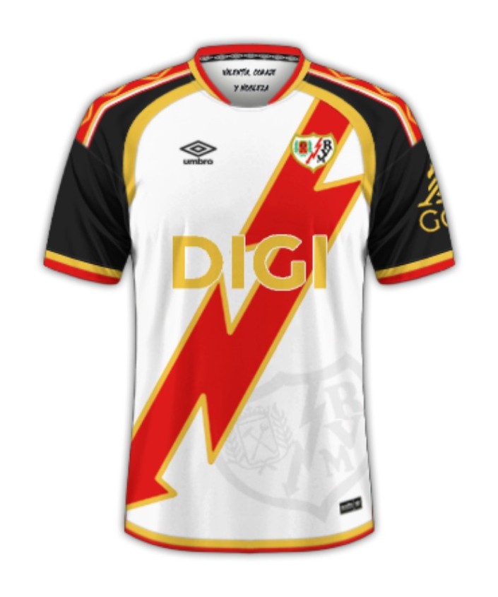 Rayo Vallecano 26/27 Home Kit